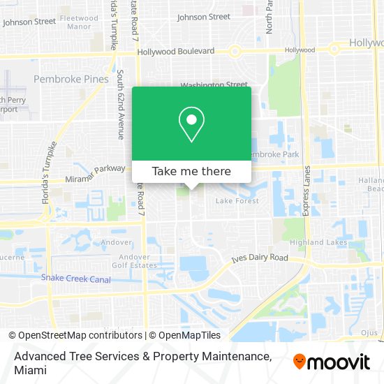 Advanced Tree Services & Property Maintenance map