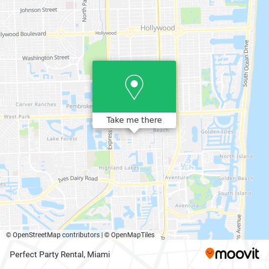 Perfect Party Rental map