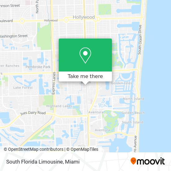 Mapa de South Florida Limousine