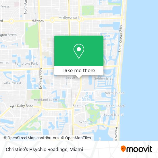 Christine's Psychic Readings map
