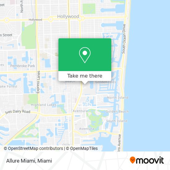 Allure Miami map