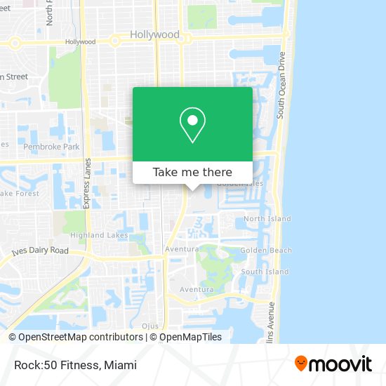 Rock:50 Fitness map