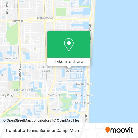 Trombetta Tennis Summer Camp map