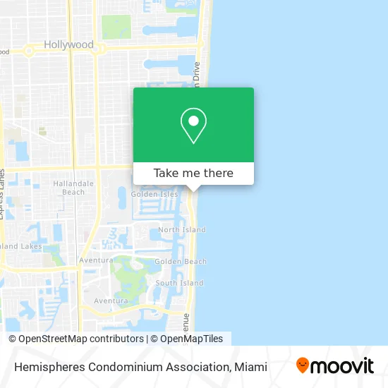 Hemispheres Condominium Association map