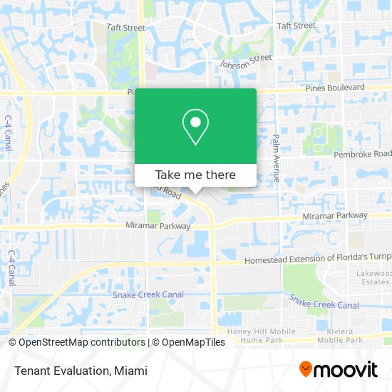 Mapa de Tenant Evaluation