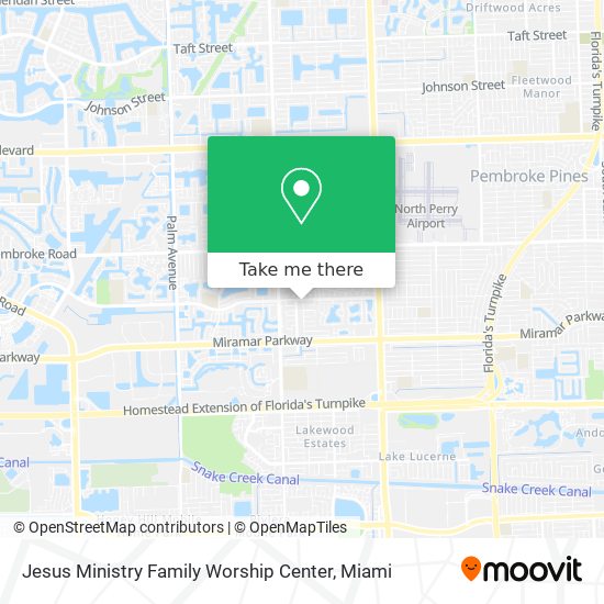 Mapa de Jesus Ministry Family Worship Center