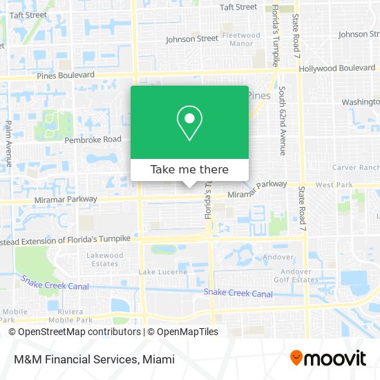 Mapa de M&M Financial Services