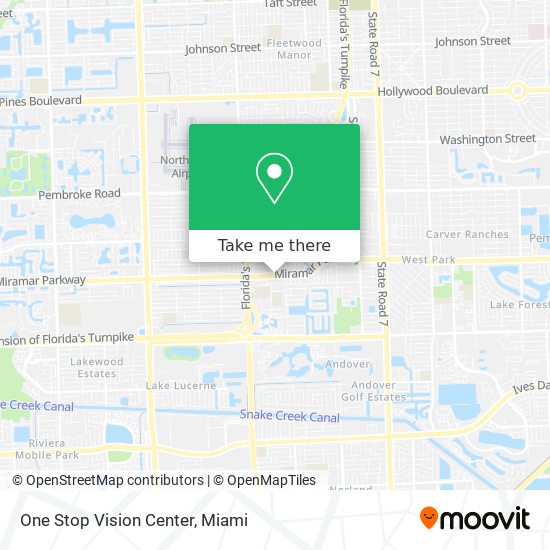 One Stop Vision Center map