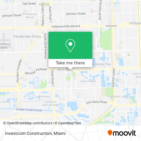 Investcom Construction map