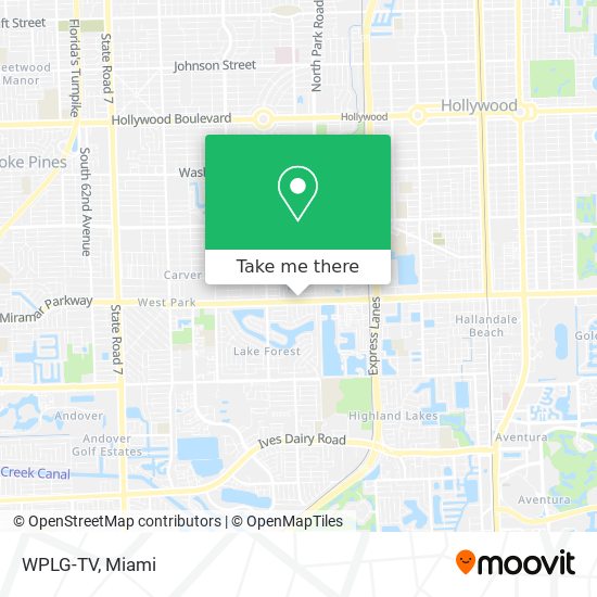 WPLG-TV map