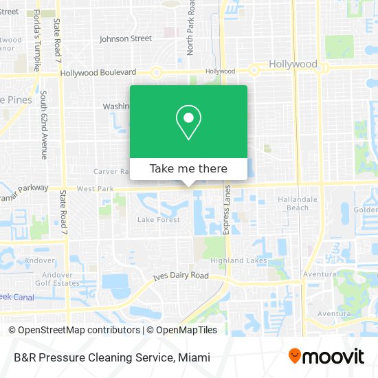 B&R Pressure Cleaning Service map