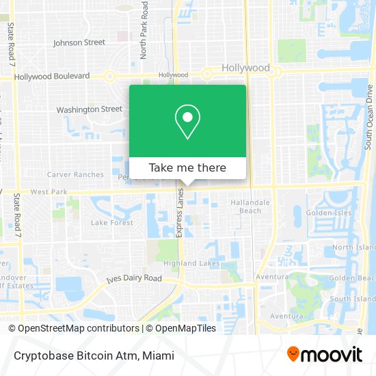 Mapa de Cryptobase Bitcoin Atm