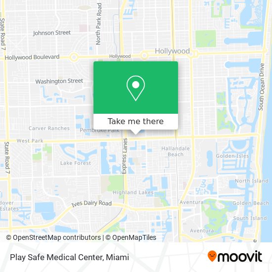 Play Safe Medical Center map