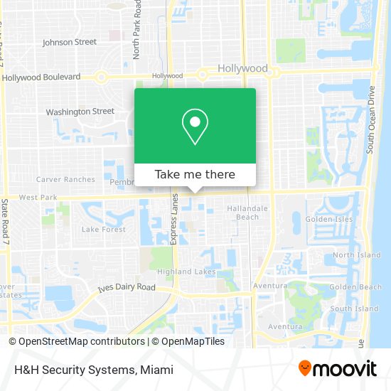 H&H Security Systems map