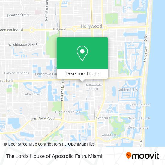 Mapa de The Lords House of Apostolic Faith