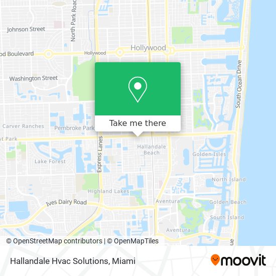 Hallandale Hvac Solutions map