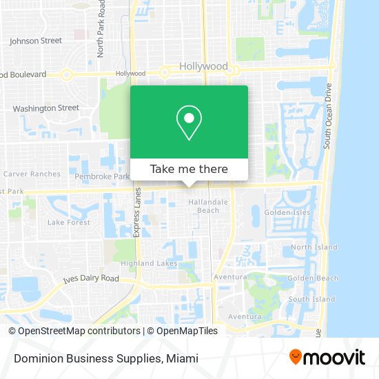 Dominion Business Supplies map