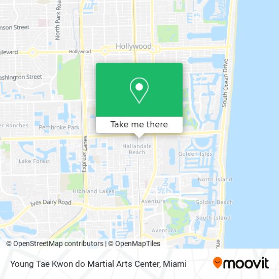 Mapa de Young Tae Kwon do Martial Arts Center