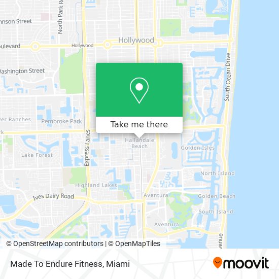 Made To Endure Fitness map