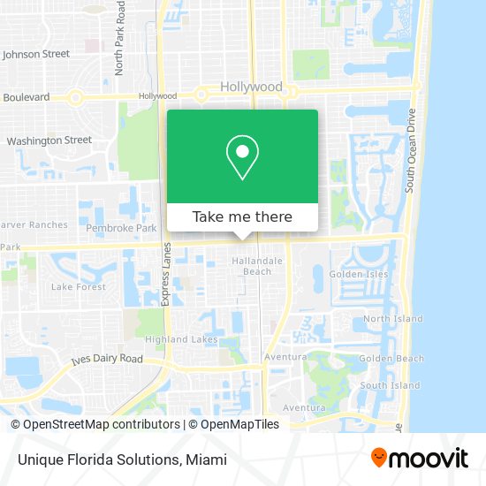 Unique Florida Solutions map