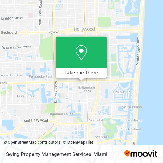 Swing Property Management Services map