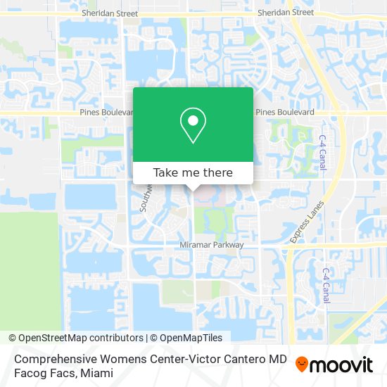 Mapa de Comprehensive Womens Center-Victor Cantero MD Facog Facs
