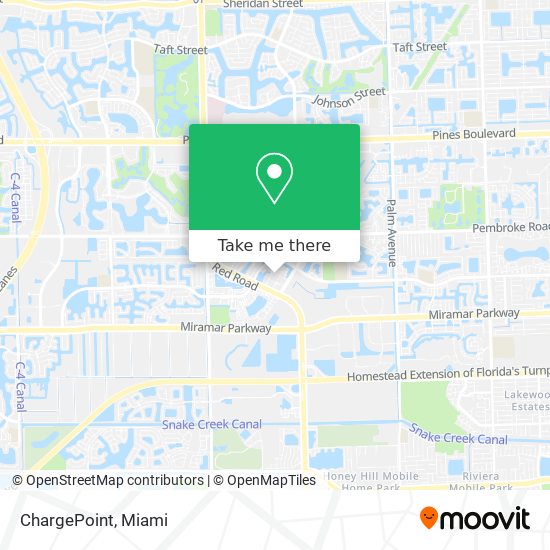 Mapa de ChargePoint