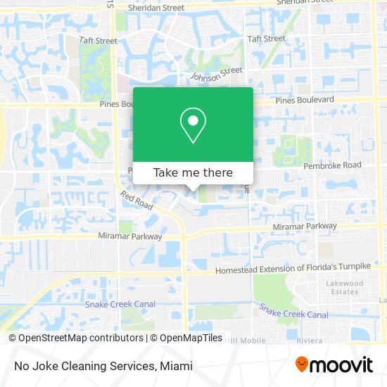 No Joke Cleaning Services map