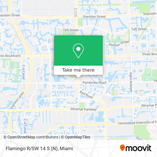 Flamingo R/SW 14 S (N) map