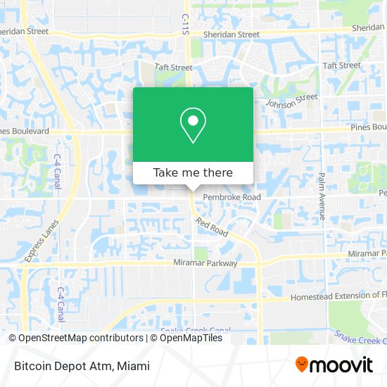 Mapa de Bitcoin Depot Atm