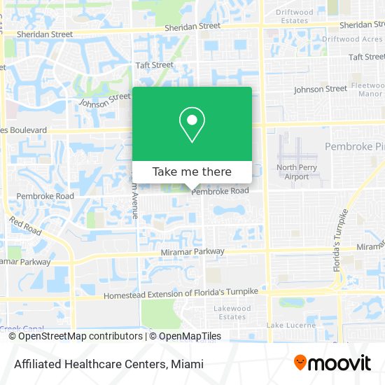 Affiliated Healthcare Centers map