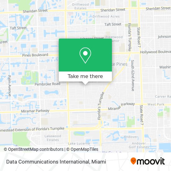 Mapa de Data Communications International