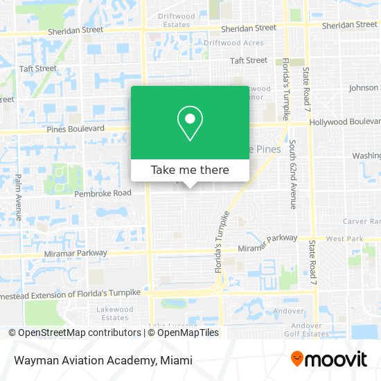 Mapa de Wayman Aviation Academy