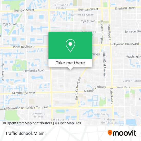 Traffic School map