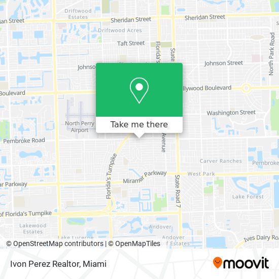 Ivon Perez Realtor map