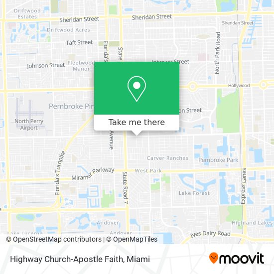 Highway Church-Apostle Faith map