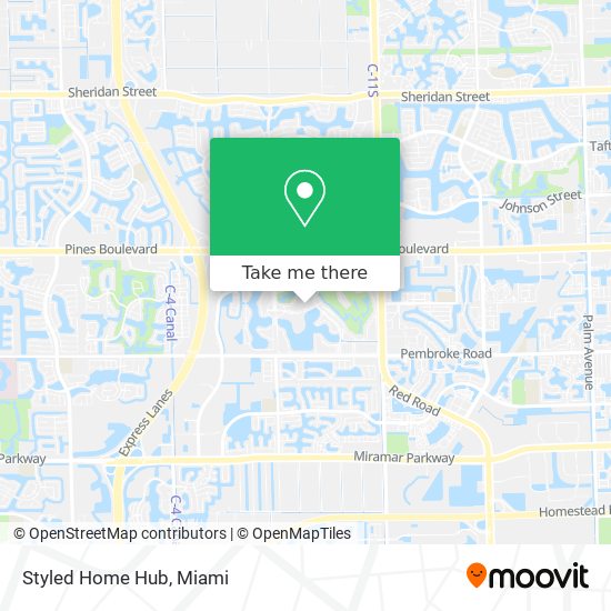 Styled Home Hub map