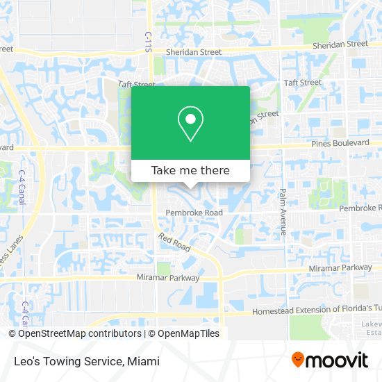 Mapa de Leo's Towing Service