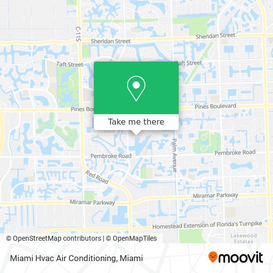 Miami Hvac Air Conditioning map