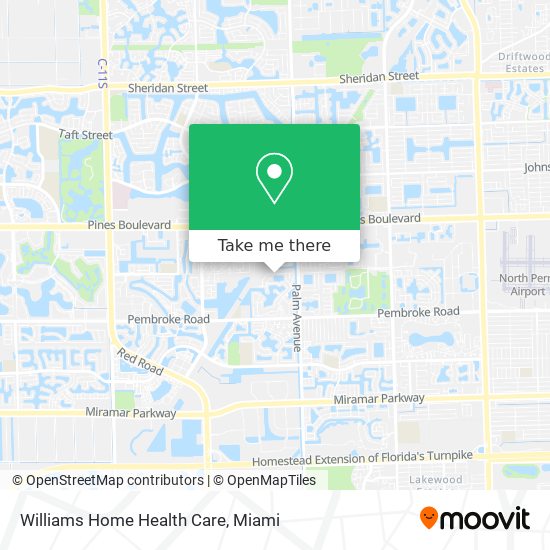 Mapa de Williams Home Health Care