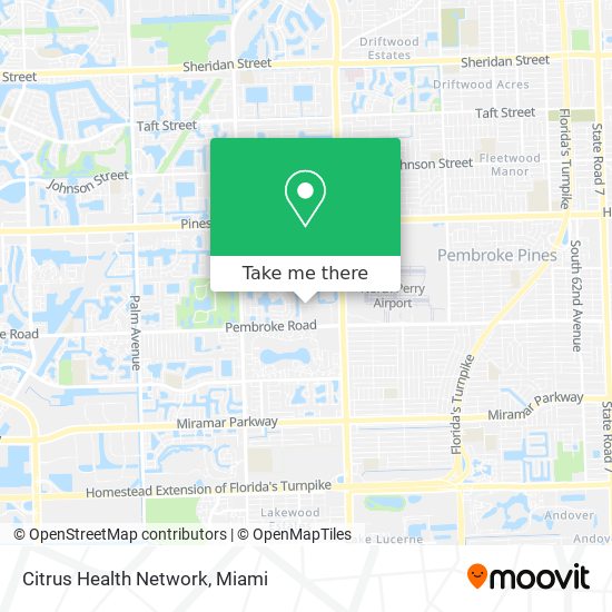 Citrus Health Network map