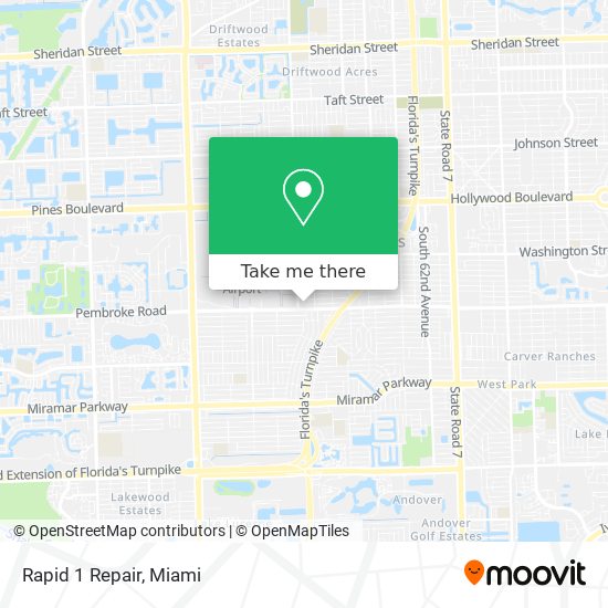 Rapid 1 Repair map