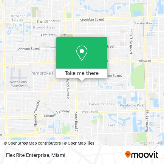 Mapa de Flex Rite Enterprise