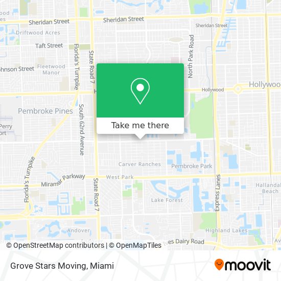 Grove Stars Moving map