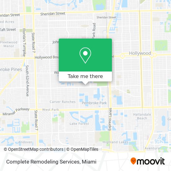 Mapa de Complete Remodeling Services