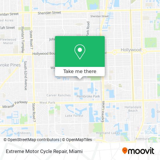 Extreme Motor Cycle Repair map