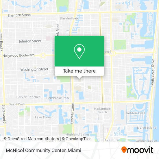 McNicol Community Center map