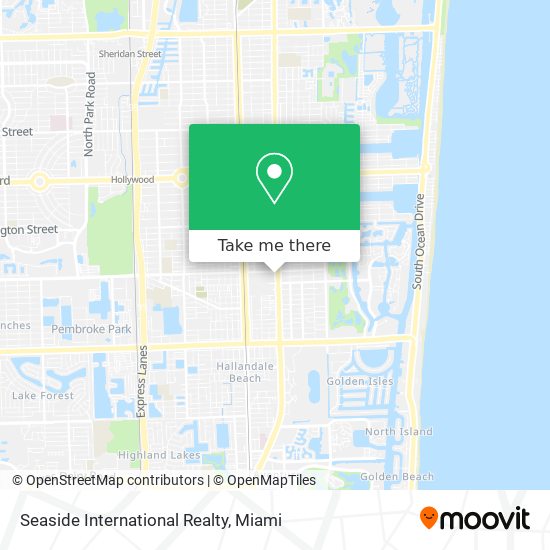 Seaside International Realty map