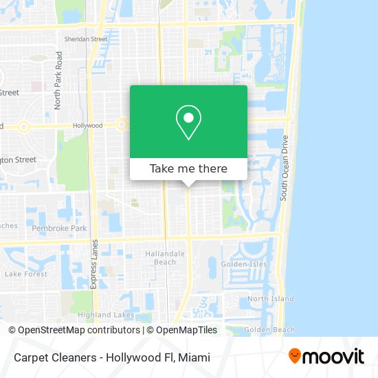 Mapa de Carpet Cleaners - Hollywood Fl