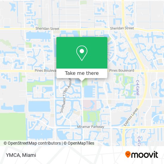 YMCA map